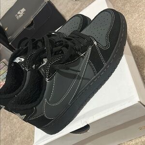 Nike Black and Gray Sneakers with Athletic Silhouette